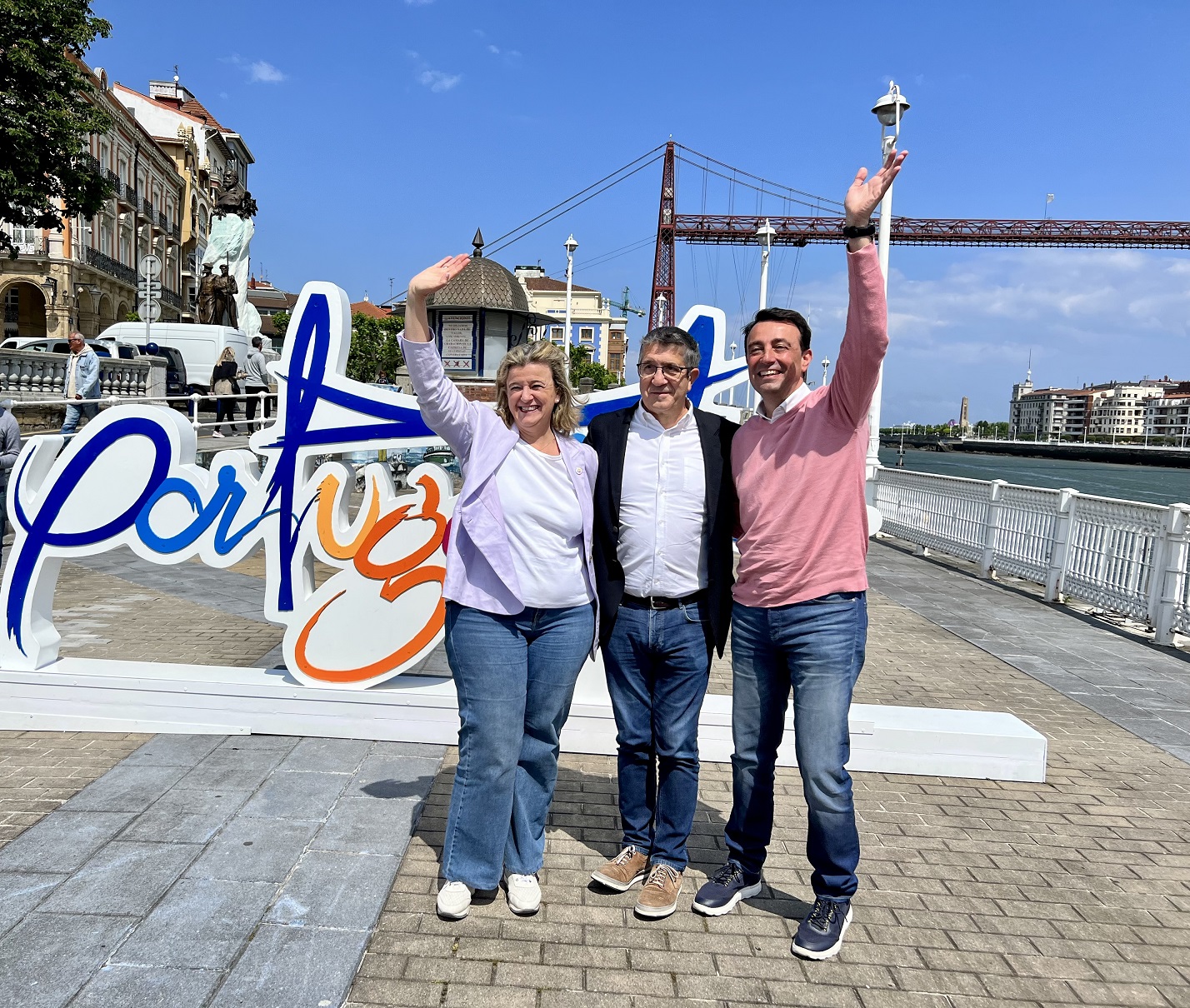 Mikel Torres. Acto político en Portugalete